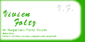 vivien foltz business card